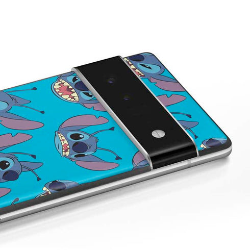 Disney Lilo and Stitch Face Expression Pattern Google Pixel 6 Pro Skin